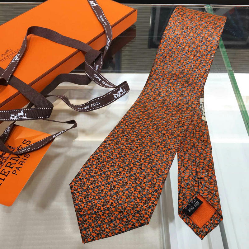 エルメス HERMES AN-LDHE19002 2019年春夏最新入荷 ネクタイ シルクツイルタイ 7 cm ナウーサ 紳士 メンズ用