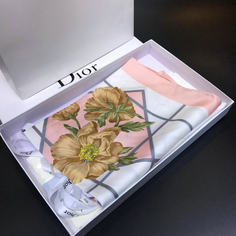 クリスチャンディオール CHRISTIAN DIOR AN-WJCD19002 2019年春夏最新入荷 マフラー ショール ネッカチーフ シルク レディース