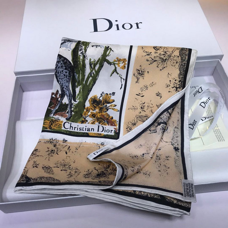 クリスチャンディオール CHRISTIAN DIOR 2019年春夏最新入荷 マフラー ショール ネッカチーフ シルク レディース