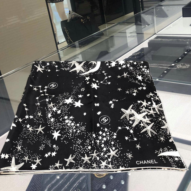 商品名称：シャネル CHANEL AN-WJCH19010 2019年春夏最新入荷 マフラー ショール ネッカチーフ シルク レディース