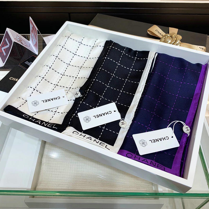 商品名称：シャネル CHANEL AN-WJCH19013 2019年春夏最新入荷 マフラー ショール ネッカチーフ シルク レディース