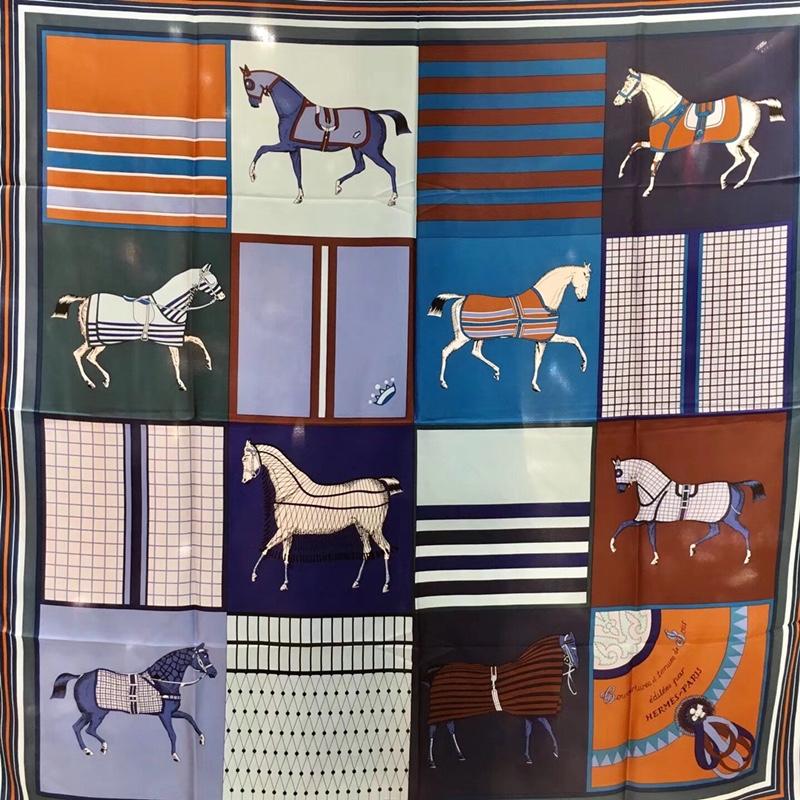エルメス HERMES AN-WJHE19014 2019年春夏最新入荷 マフラー スカーフ ショール ネッカチーフ シルク レディース
