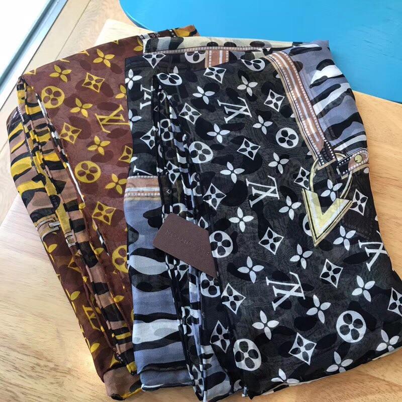ルイヴィトン LOUISVUITTON 2019年春夏最新入荷 マフラー スカーフ ショール ネッカチーフ シルク