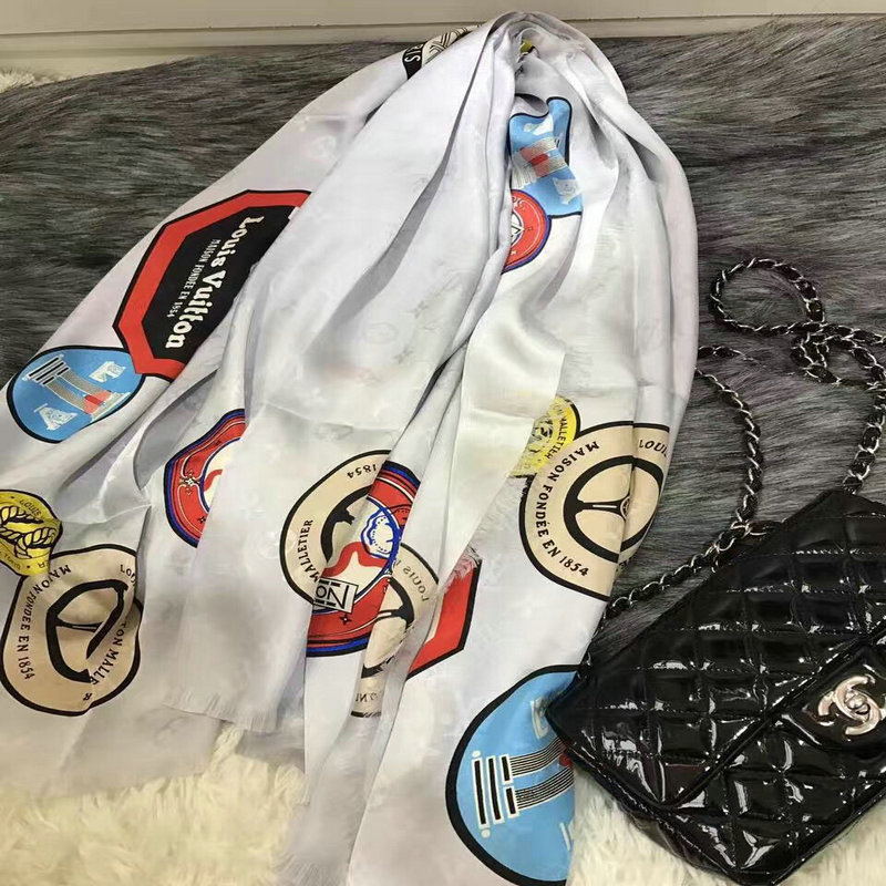 ルイヴィトン LOUISVUITTON AN-WJLV19003 2019年春夏最新入荷 マフラー スカーフ ショール ネッカチーフ シルク