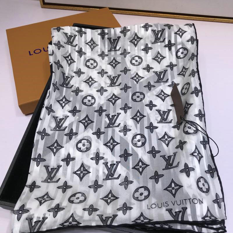 ルイヴィトン LOUISVUITTON  AN-WJLV19024 2019年春夏最新入荷 マフラー スカーフ ショール ネッカチーフ シルク