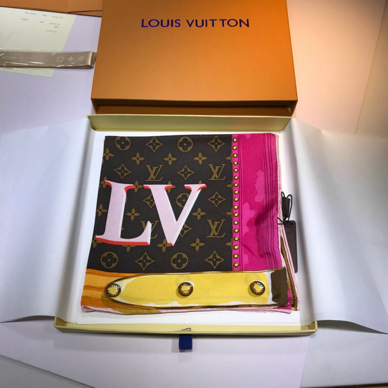 ルイヴィトン LOUISVUITTON  AN-WJLV19022 2019年春夏最新入荷 マフラー スカーフ ショール ネッカチーフ シルク