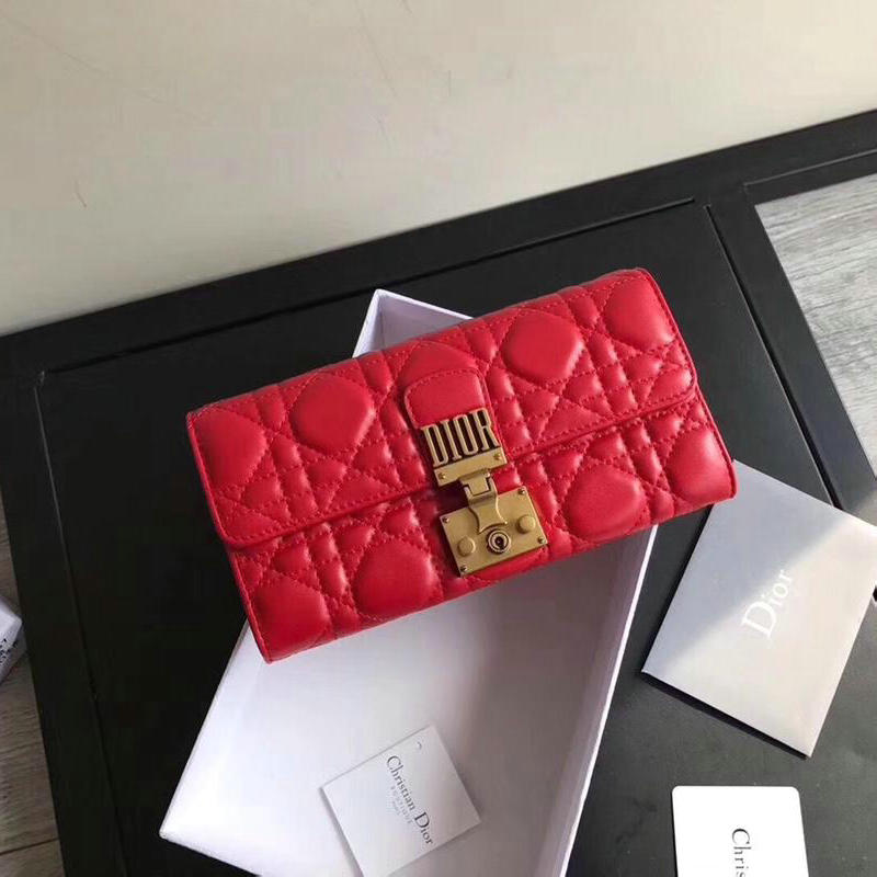 クリスチャンディオール CHRISTIAN DIOR 2019年最新入荷 DIORADDICT 二つ折り長財布 手持ちかばん フラップ ウォレット