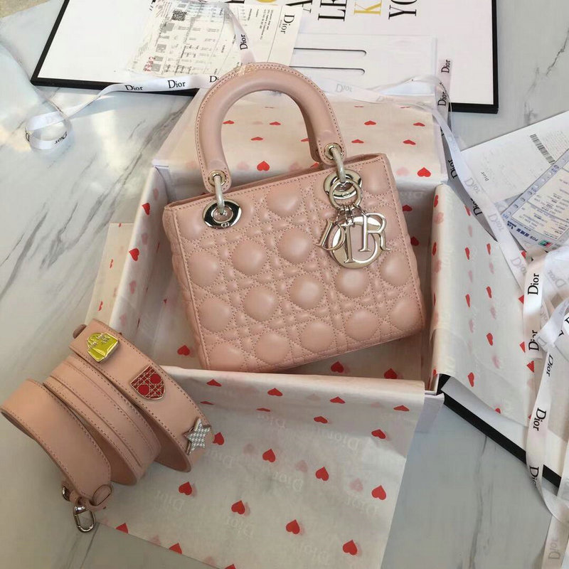 クリスチャンディオール CHRISTIAN DIOR 182-CD00859Q 2019年最新入荷 My Lady Dior Lucky bag ハンドバッグ 2way ショルダーバッグ ラムスキン