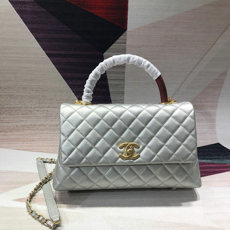 シャネル CHANEL 2CC-CH92991YR 019年最新入荷 トップハンドルバッグ トートバッグ 2way ショルダーバッグ カーフスキン