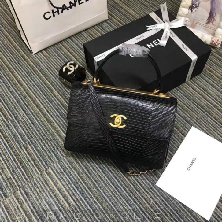 商品名称：CHANEL シャネル CC-CH92236XBK 2019年最新作 スモール トップハンドル フラップ バッグ 2way ショルダーバッグ トカゲ柄 レディース 通勤