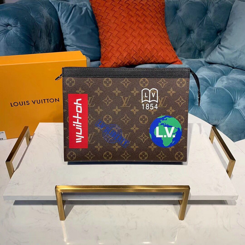 ルイヴィトン LOUISVUITTON 057-M61692C 2019年最新作 ポシェット ヴォワヤージュ MM セカンドポーチ モノグラムキャンパス 手持ちかばん