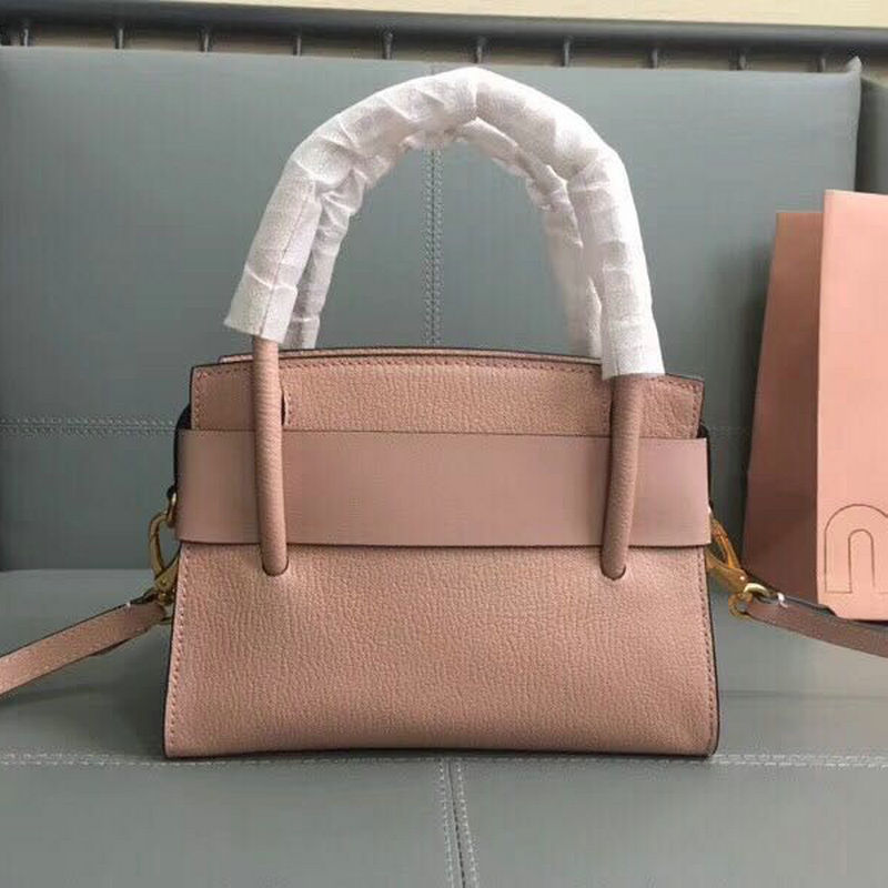 ミュウミュウ MIUMIU 2019年最新作 トップハンドルバッグ トートバッグ 2way ショルダーバッグ リボン付き レザー