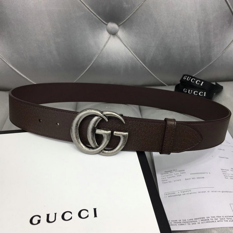 グッチ GUCCI 057-GG406881 2019年最新入荷 ベルト レザー G バックル カーフスキン 幅4cm
