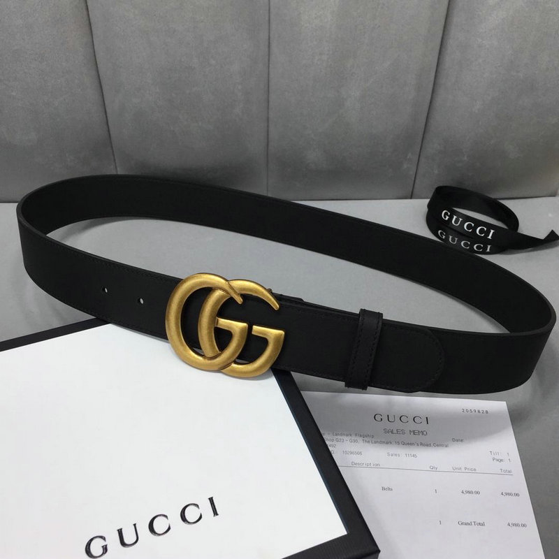 グッチ GUCCI 057-GG409417GJ 2019年最新入荷 ベルト レザー G バックル カーフスキン 幅4cm