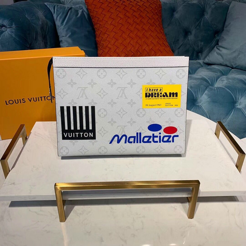 商品名称：ルイヴィトン LOUISVUITTON 057-M61692B 2019年最新作 ポシェット ヴォワヤージュ MM セカンドポーチ モノグラム エクリプス 手持ちかばん