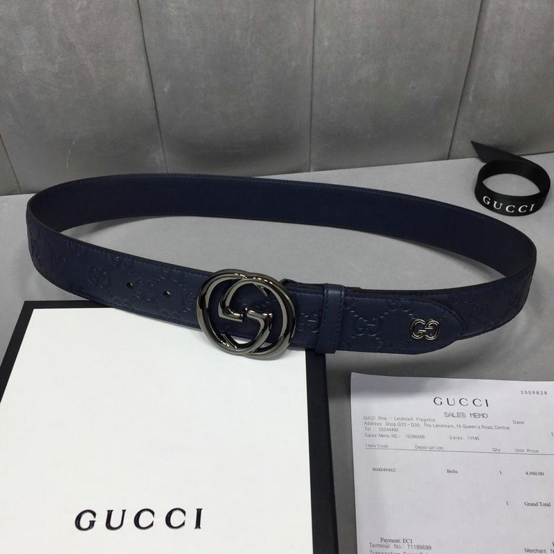 商品名称：グッチ GUCCI 057-GG474311G 2019年最新入荷 ベルト レザー カーフスキン 幅4cm