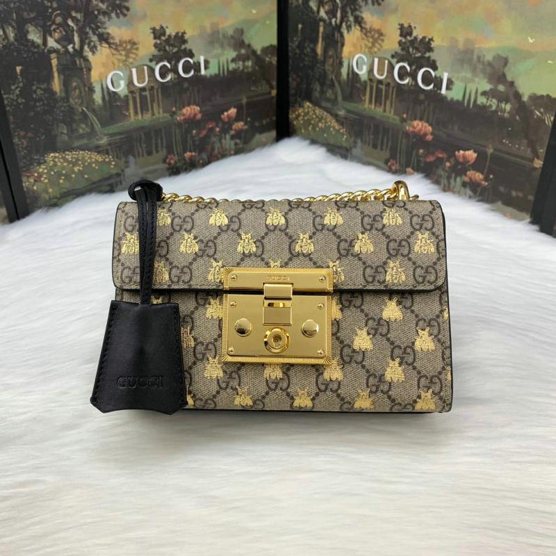 GUCCI グッチ 057-GG409487X 2019年最新入荷 斜め掛け ショルダーバッグ padlock ミニバッグ レディース