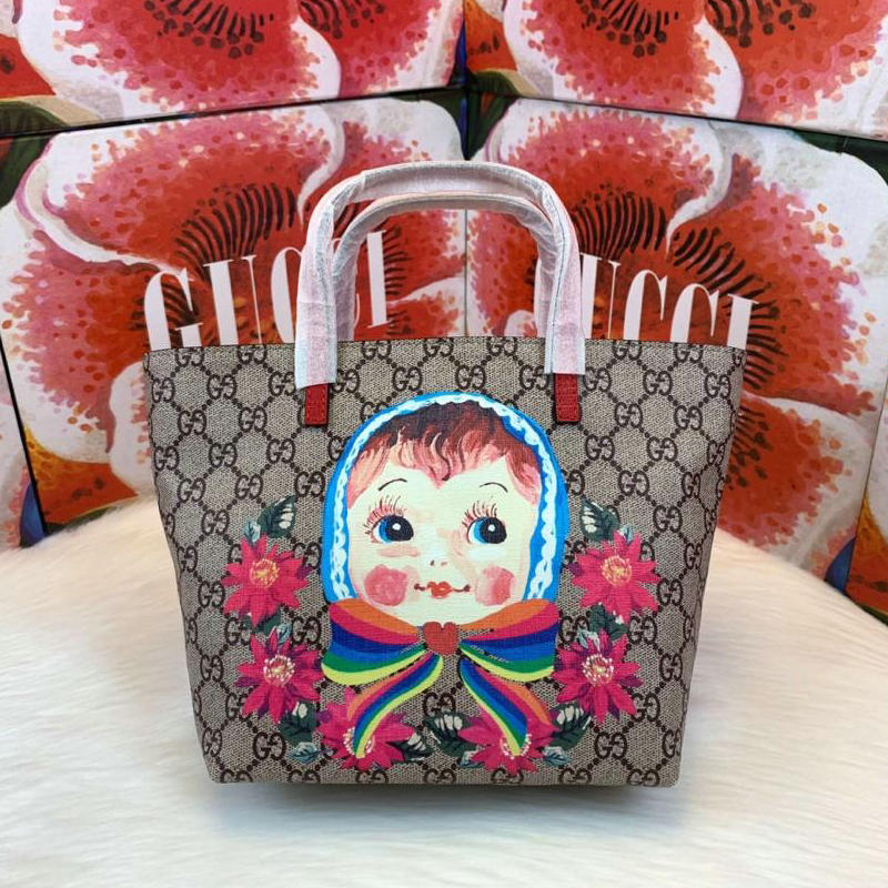 GUCCI グッチ 057-GG410812E 2019年最新入荷 トップハンドルバッグ トートバッグ ハンドバッグ レディース かばん キャンパス