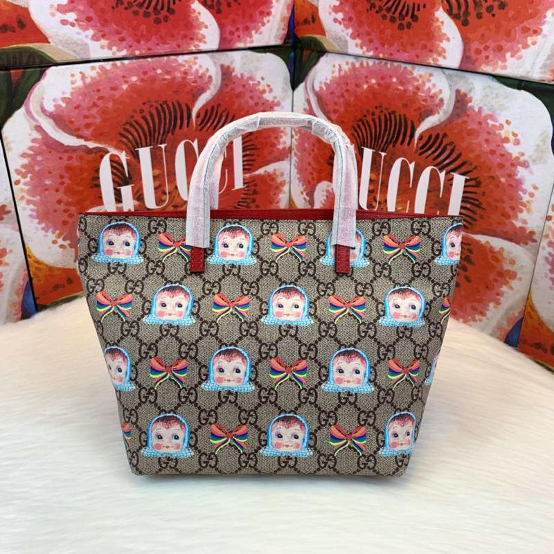 GUCCI グッチ 2057-GG410812H 019年最新入荷 トップハンドルバッグ トートバッグ ハンドバッグ レディース かばん キャンパス