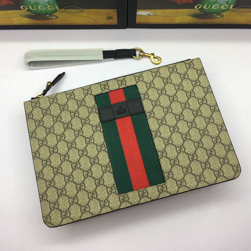 グッチ GUCCI 057-GG433665 2019年最新入荷 ストラップ付き 手持ちかばん メンズ クラッチバッグ ポーチ セカンドバッグ キャンパス