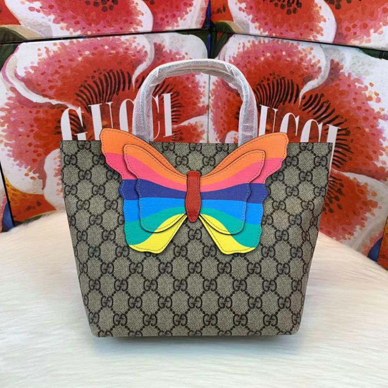 グッチ GUCCI 057-GG501804H 2019年最新入荷 ハンドバッグ トートバッグ スモール キャンパス レディースかばん リボン付き