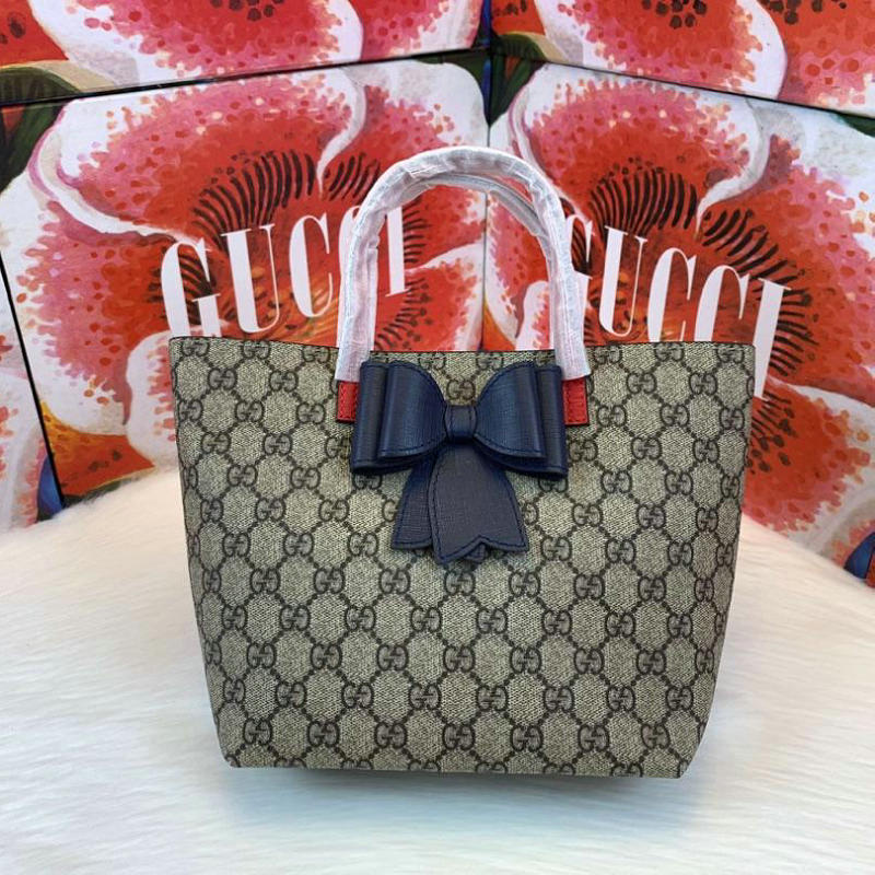 グッチ GUCCI 057-GG457232X 2019年最新入荷 ハンドバッグ トートバッグ リボン付き キャンパス レディース