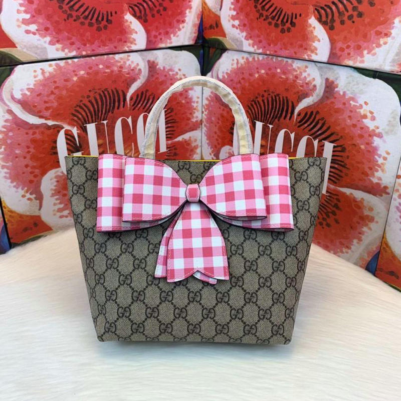 グッチ GUCCI 057-GG501804J 2019年最新入荷 ハンドバッグ トートバッグ スモール キャンパス レディースかばん リボン付き