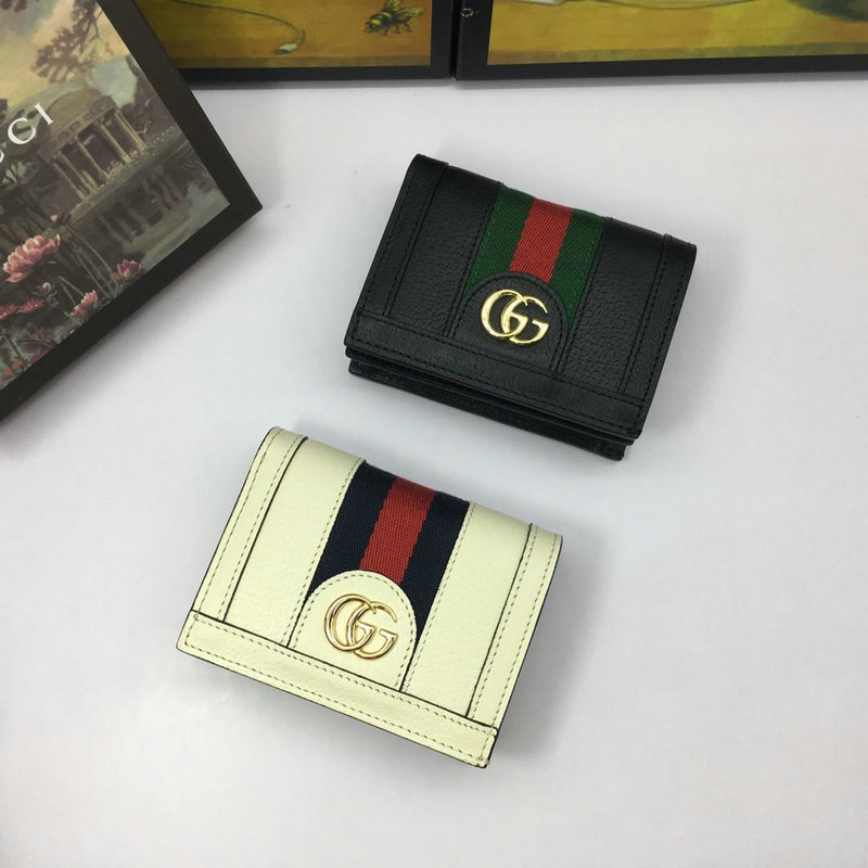 グッチ GUCCI 057-GG523155P 2019年最新入荷 オフィディア GG カードケース コイン 紙幣入れ付き 二つ折り短財布 小銭入れ
