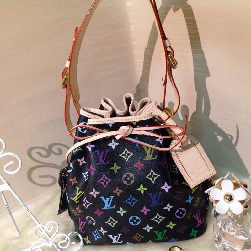 ルイヴィトン LOUISVUITTON  025-M42230 2019年最新入荷 スモール ショルダーバッグ モノグラムキャンパス マルチカラー ブラック 黒
