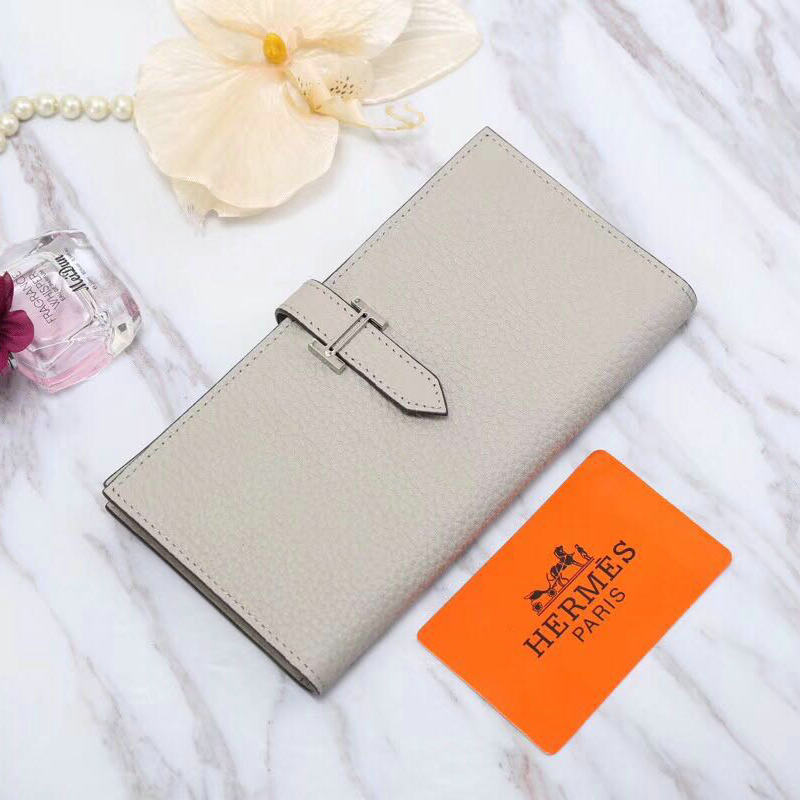 エルメス HERMES  063-HES19003 2019年最新入荷 ベアン ロングウォレット 二つ折り長財布 札入れ カードポケット付き 小銭入れ トリヨンクレマンス