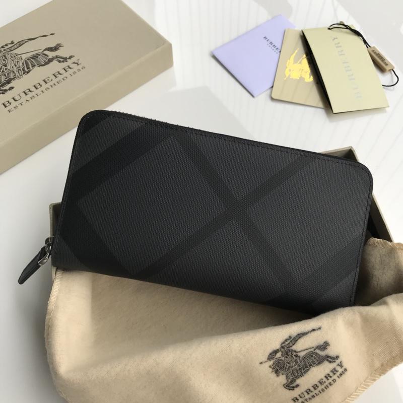 バーバリー BURBERRY  063-BR40520841 2019年最新入荷 ラウンドジップウォレット ファスナー長財布 札入れ カーフスキン