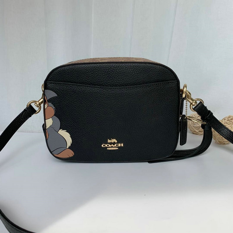 コーチ COACH  063-COA69253 2019年最新入荷 斜めがけ ショルダーバッグ ディズニー シリーズ ウサギポイント バッグ カーフスキン