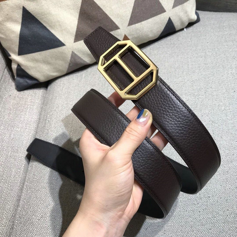 エルメス HERMES  063-HEP0026H 2019年最新入荷 リバーシブル ベルト H バックル レザー ストラップ