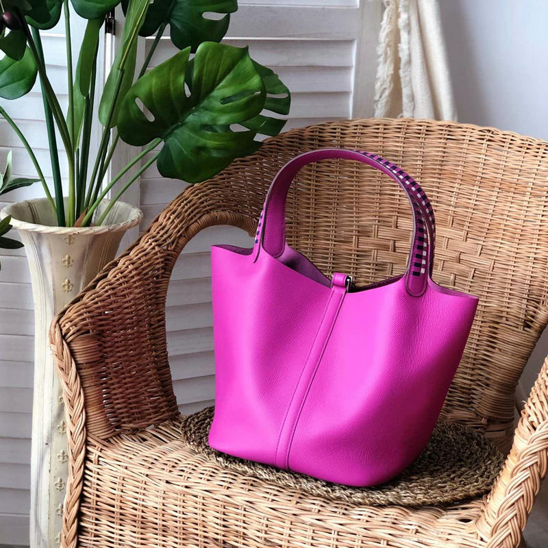 エルメス HERMES  063-HPK22MH 2019年最新入荷 ピコタン バケットバッグ ショルダーバッグ レディースかばん ヴォーエプソン
