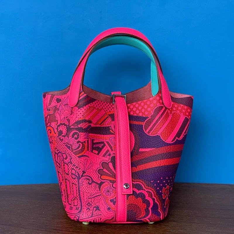 エルメス HERMES 063-HPK22RMH 2019年最新入荷 ピコタン バケットバッグ ショルダーバッグ レディースかばん トゴ