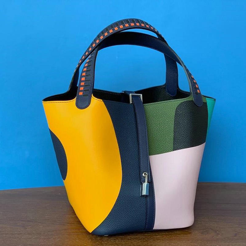 エルメス HERMES 063-HPK22RPK 2019年最新入荷 ピコタン バケットバッグ ショルダーバッグ レディースかばん ヴォーエプソン