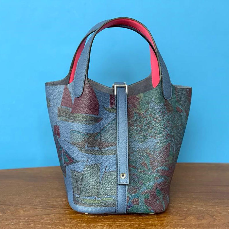 エルメス HERMES 063-HPK22RQL　2019年最新入荷 ピコタン バケットバッグ ショルダーバッグ レディースかばん トゴ