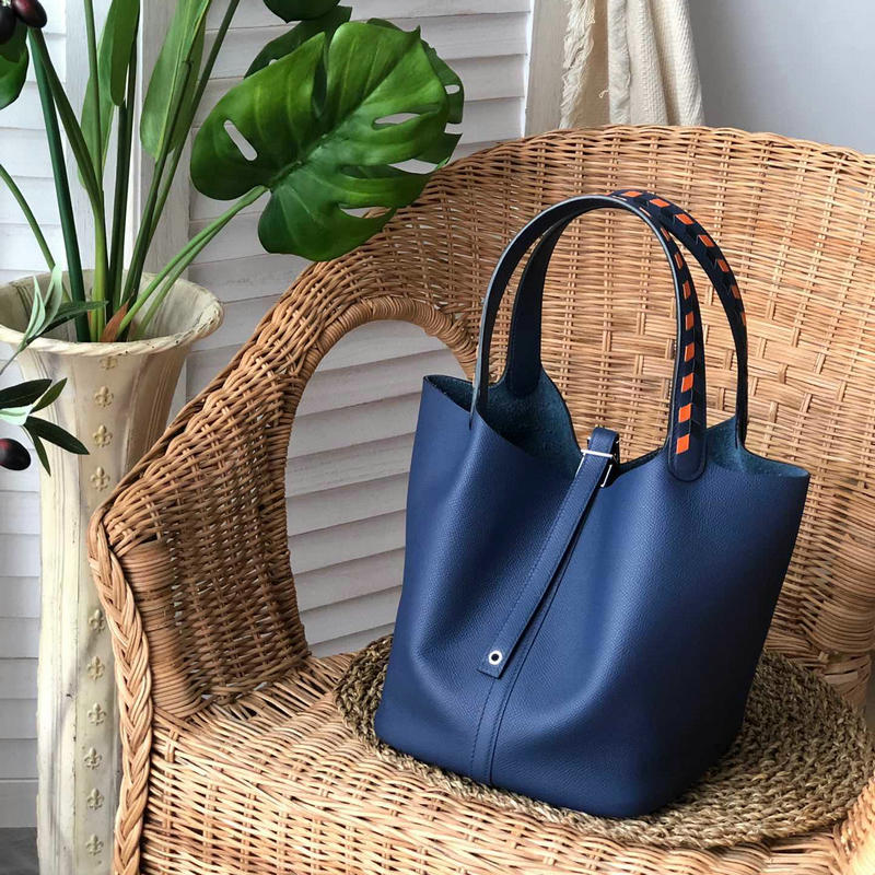 商品名称：エルメス HERMES  063-HPK22SL 2019年最新入荷 ピコタン バケットバッグ ショルダーバッグ レディースかばん ヴォーエプソン