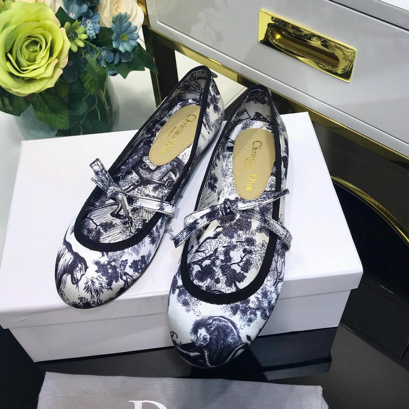 クリスチャンディオール CHRISTIAN DIOR  26-CDJ19044 2019年最新入荷 パンプス レディース 靴 フラットシューズ バレーシューズ レザー