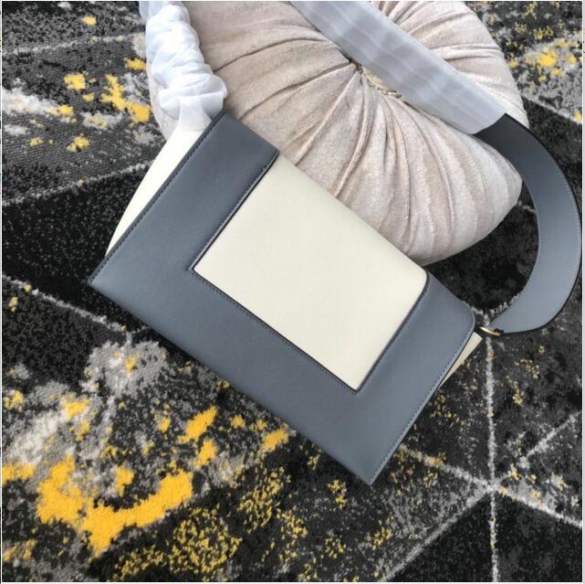 セリーヌバッグ CELINE  063-CE211137LB 2019年最新入荷 フレーム ショルダーバッグ フラップバッグ バイカラー レザー レディースかばん