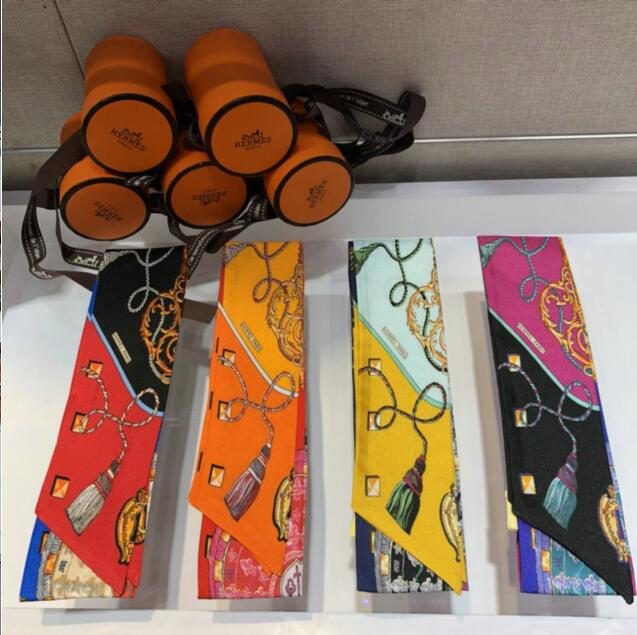 エルメス HERMES 063-FDHE19001 2019年最新入荷 ツイリー ストリーマ マフラー ヘアーバンド シルク