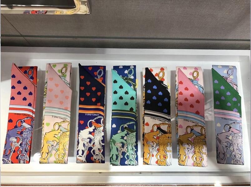 エルメス HERMES 063-FDHE19006 2019年最新入荷 ツイリー ストリーマ マフラー ヘアーバンド シルク