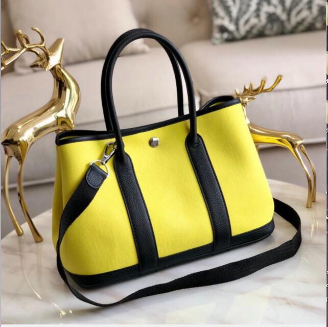エルメス HERMES 063-H6003BYK　2019年最新入荷 ガーデンパーティー トートバッグ ハンドバッグ キャンパス ママバッグ