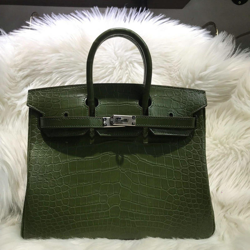 エルメス HERMES 063-HBK35EPGL 2019年最新入荷 バーキンバッグ トートバッグ ハンドバッグ クロコダイル革 レディースかばん