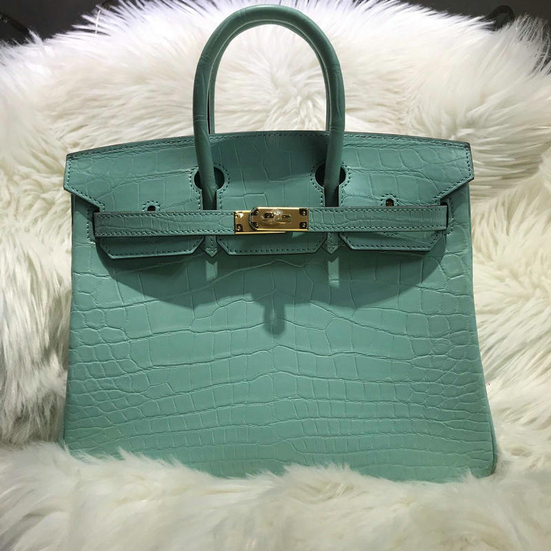 エルメス HERMES 063-HBK35EPML 2019年最新入荷 バーキンバッグ トートバッグ ハンドバッグ クロコダイル革 レディースかばん