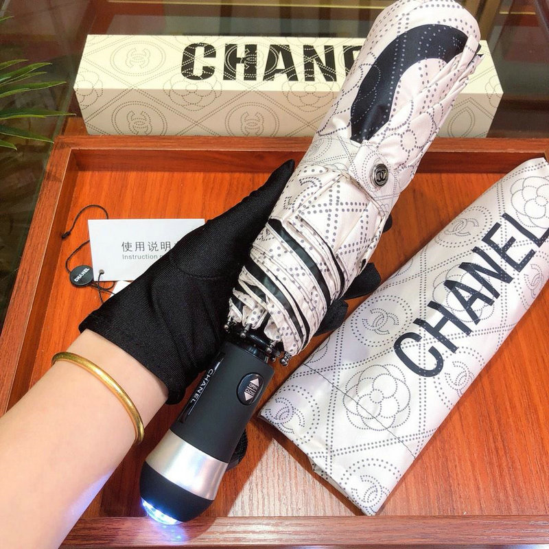 商品名称：シャネル CHANEL AN-YSCH19002 2019年春夏最新入荷 傘 オートマチック 日当たり 傘 雨傘 UVカット LEDライト付き