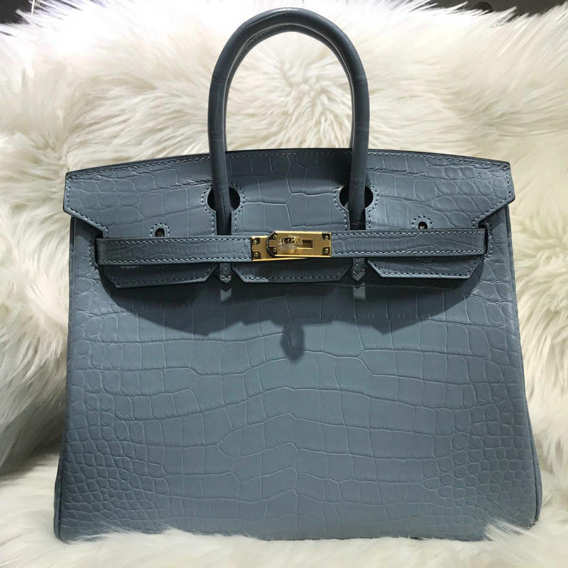 エルメス HERMES  063-HBK35EPYL 2019年最新入荷 バーキンバッグ トートバッグ ハンドバッグ クロコダイル革 レディースかばん