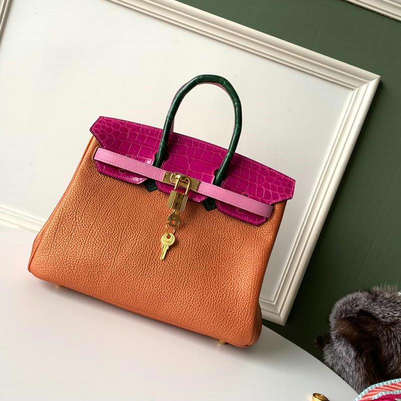 エルメス HERMES  063-HBK35LECZ 2019年最新入荷 バーキンバッグ トートバッグ ハンドバッグ トゴ革 レディースかばん