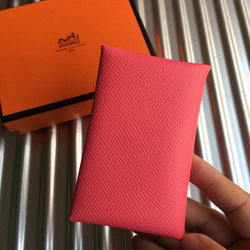 エルメス HERMES  063-HE0441MH 2019年最新入荷 カルヴィ カードケース 名刺入れ カードホルダー 二つ折り コンパクト 小銭入れ ヴォーエプソン
