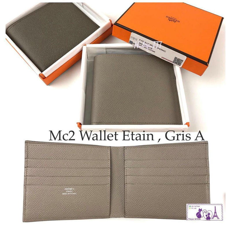 エルメス HERMES 063-HE07830HS 2019年最新入荷 シチズン ツイル コンパクト 二つ折り短財布 札入れ カードポケット付き ヴォーエプソン